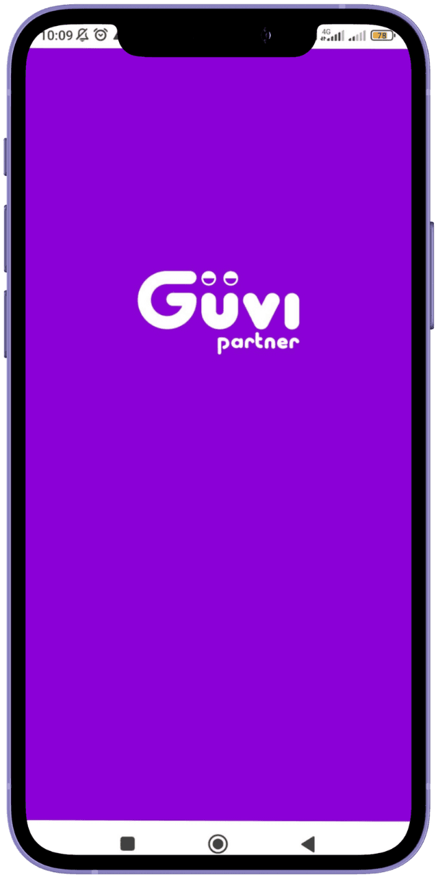 Giao diện ứng dụng Guvi Partner