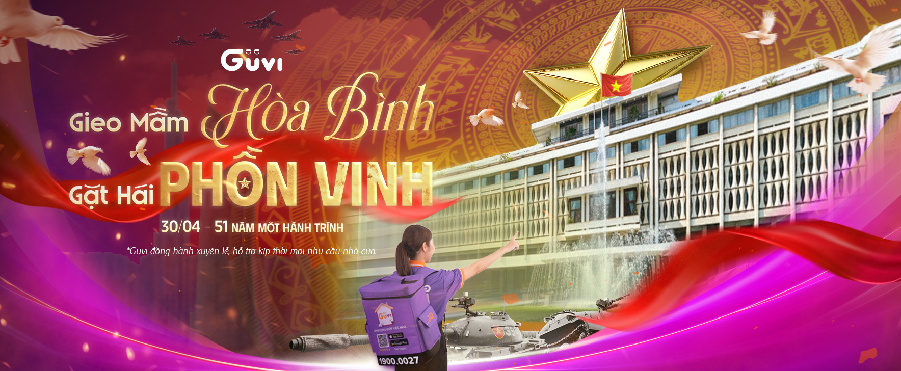 Ưu đãi từ Guvi cho dịch vụ gia đình và doanh nghiệp