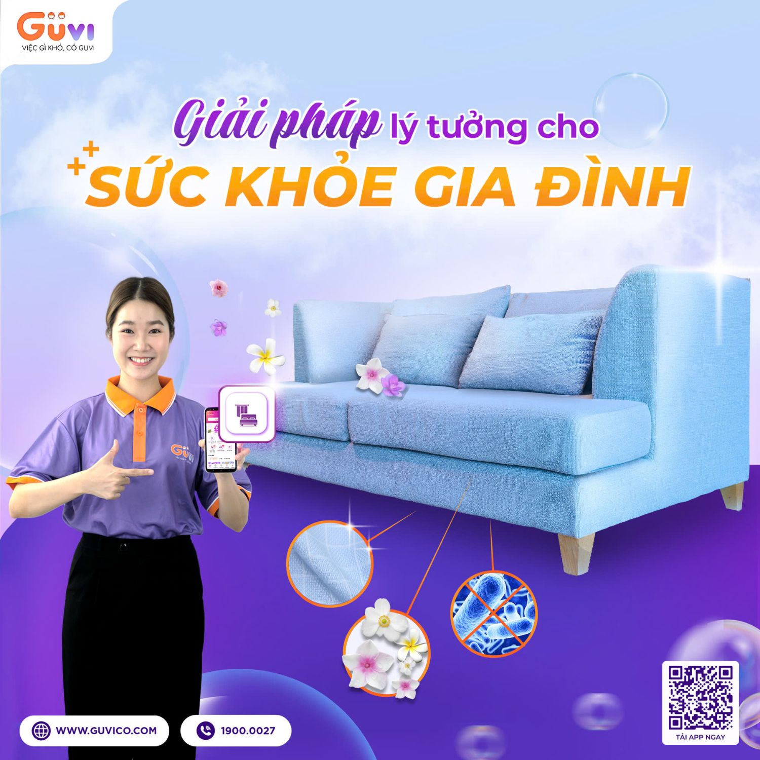 Dịch vụ vệ sinh rèm, thảm, sofa, nệm chuyên nghiệp