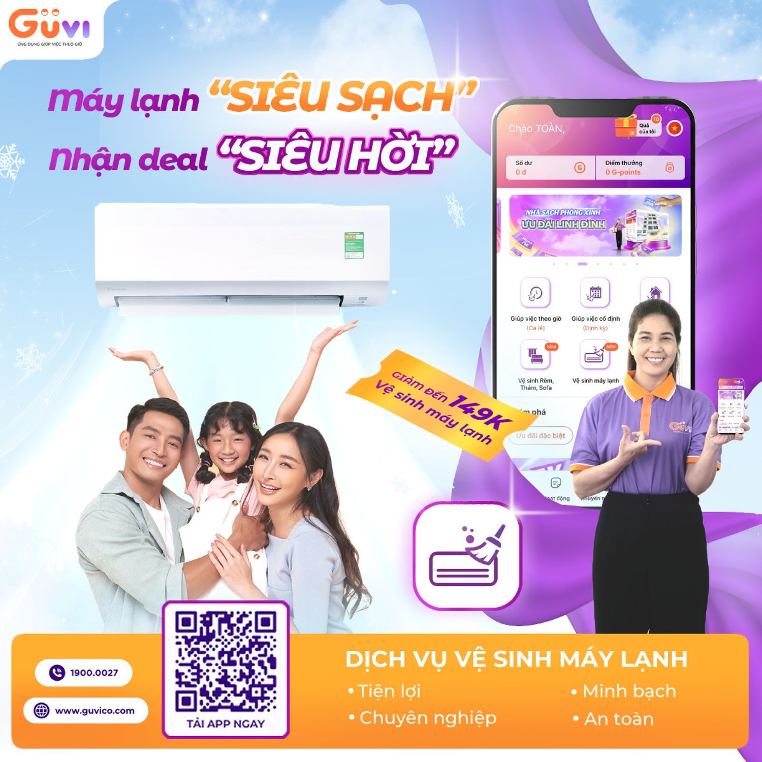 Dịch Vụ Vệ Sinh Máy Lạnh An Toàn, Chuyên Nghiệp