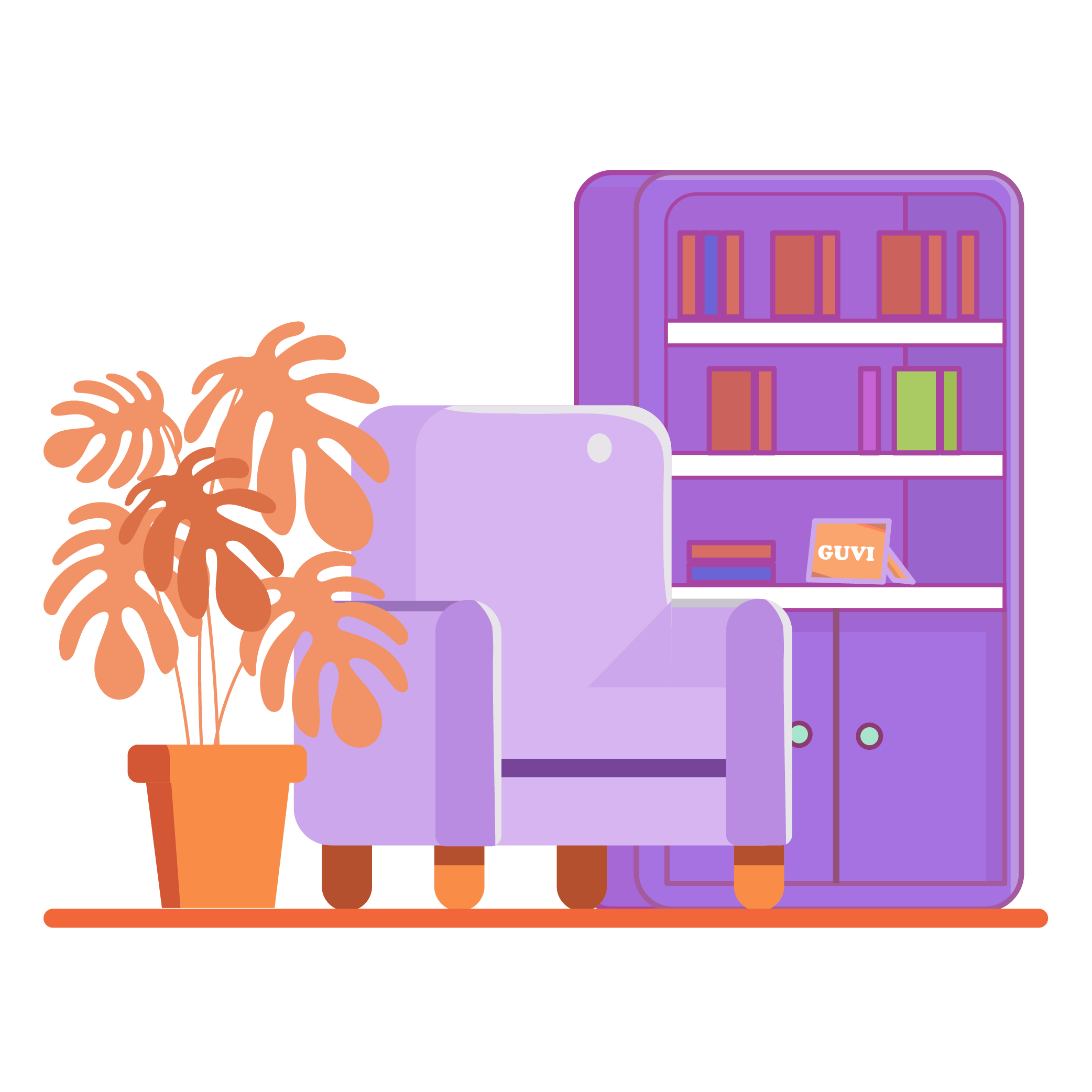 Living room illustration