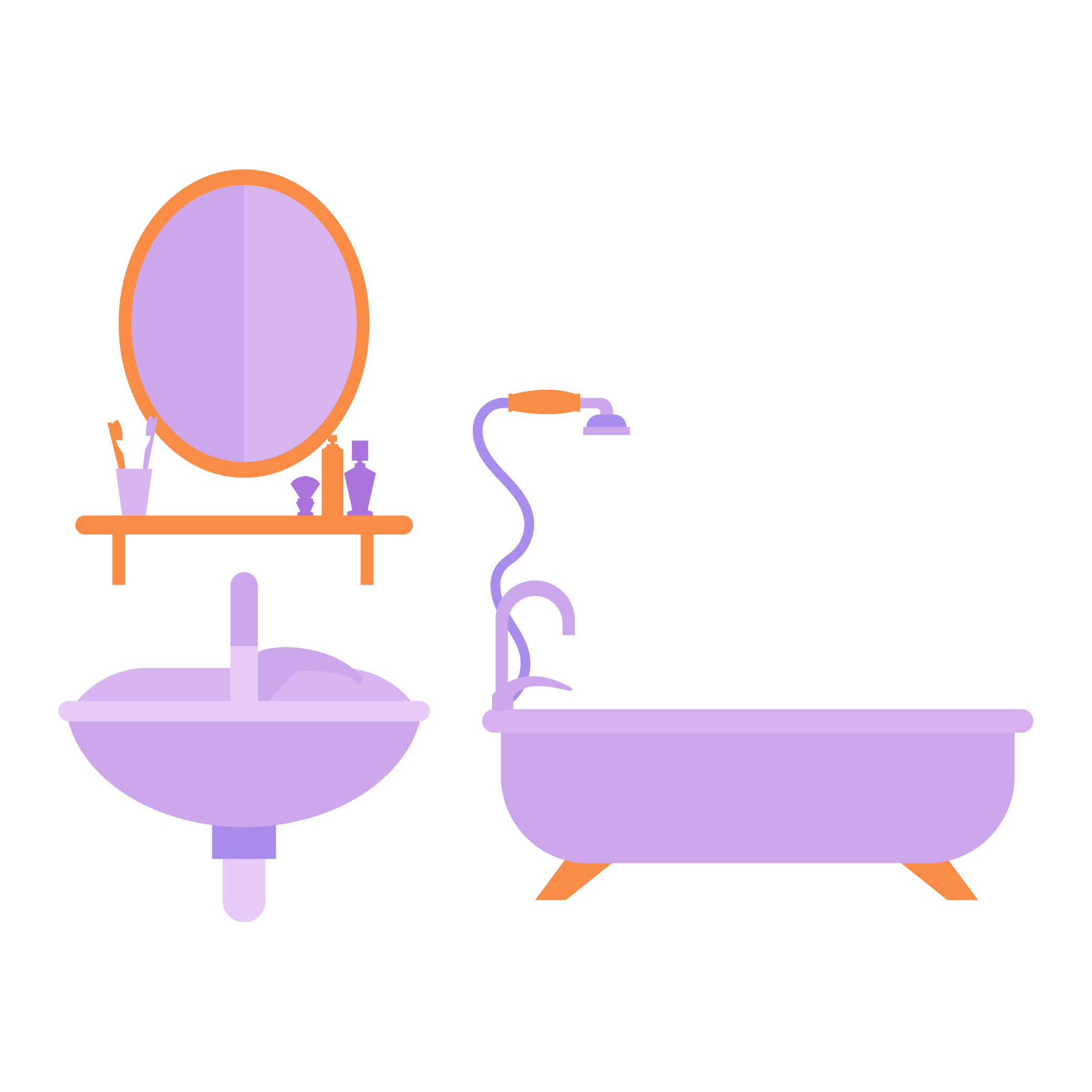 Bathroom illustration
