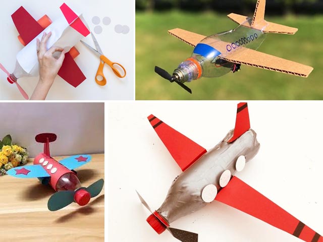tái chế nhựa thành đồ chơi máy bay