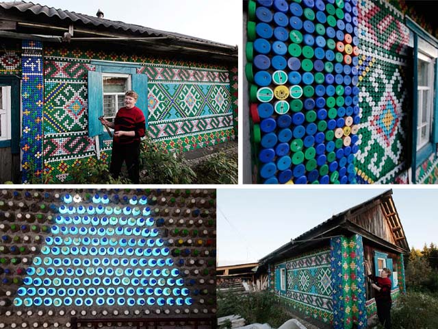 tường sơn nhà bằng đồ nhựa
