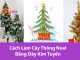 6 Cách Làm Cây Thông Noel Bằng Dây Kim Tuyến Sang - Xịn - Mịn