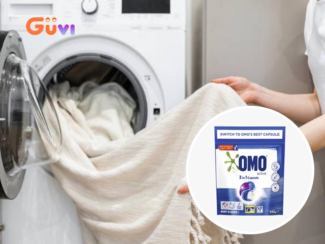 Viên giặt quần áo Omo