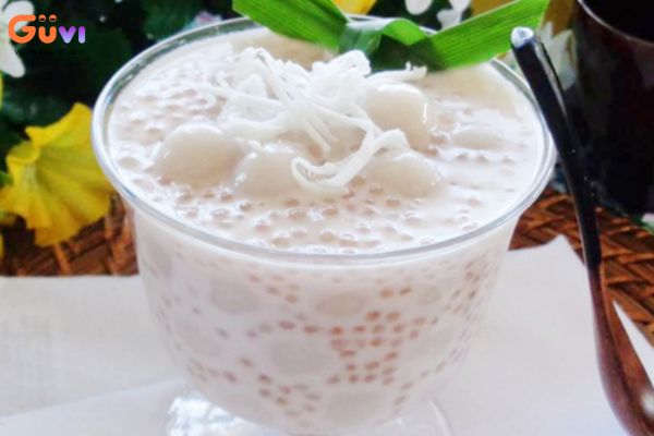 Chè khoai môn bột báng