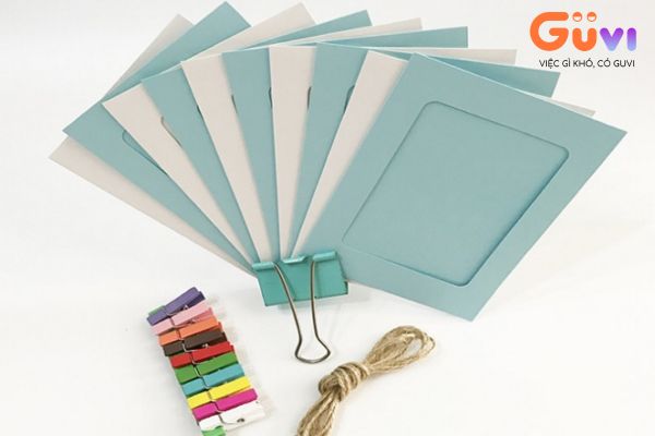 khung ảnh bằng giấy a4