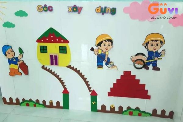 góc xây dựng mầm non